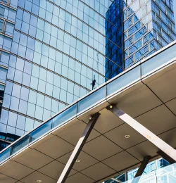 Low Angle View Skyscrapers 1